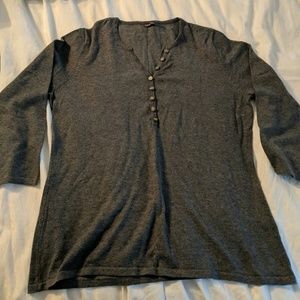 NWOT, never worn J. McLaughlin henley knit shirt